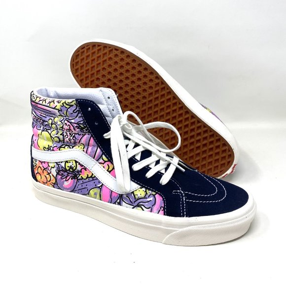 Vans Sk8 Hi 38 Dx Black Men's Skateboarding High Top Suede Canvas VN0A38GF9GR - Picture 9 of 11